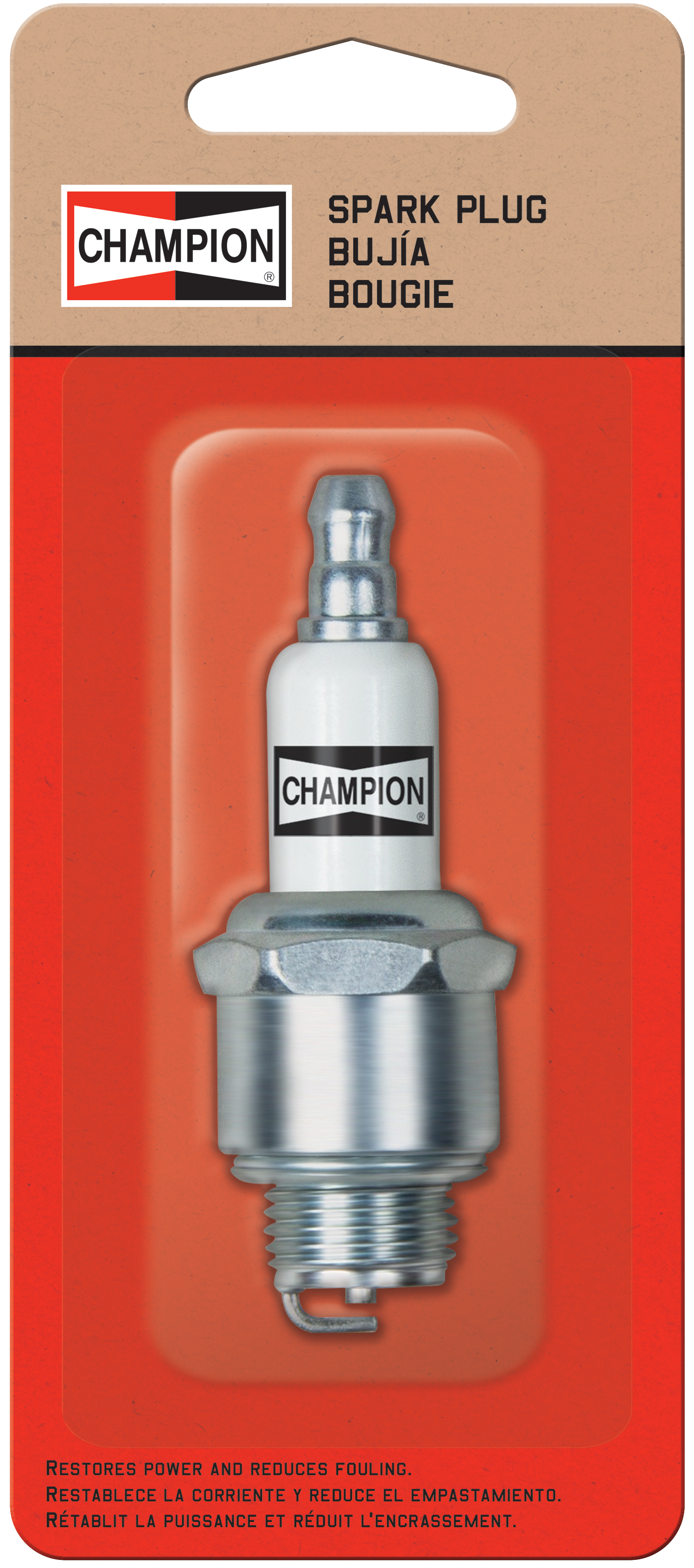 Spark plug small engine outlet
